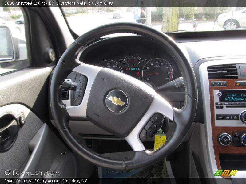 Silverstone Metallic / Light Gray 2008 Chevrolet Equinox LT