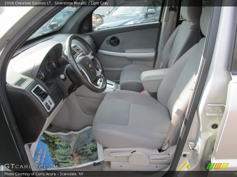 Silverstone Metallic / Light Gray 2008 Chevrolet Equinox LT