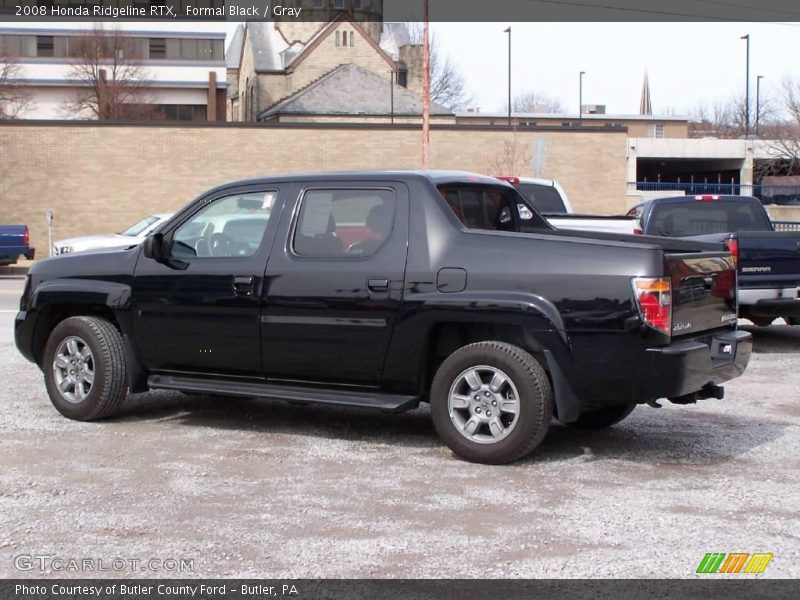 Formal Black / Gray 2008 Honda Ridgeline RTX