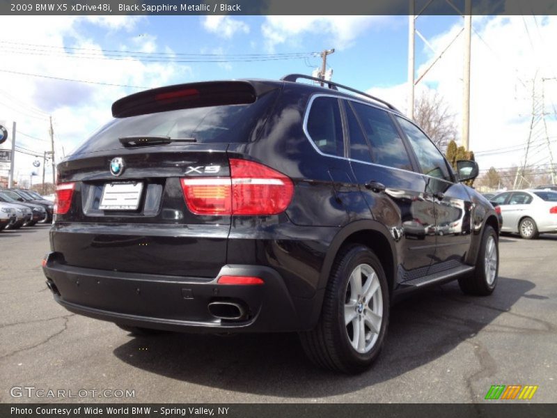 Black Sapphire Metallic / Black 2009 BMW X5 xDrive48i