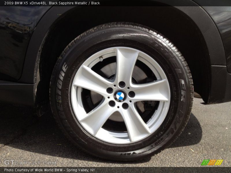 Black Sapphire Metallic / Black 2009 BMW X5 xDrive48i