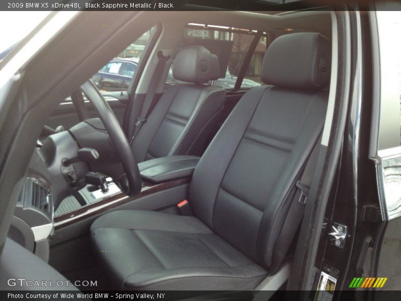 Black Sapphire Metallic / Black 2009 BMW X5 xDrive48i
