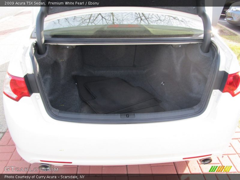 Premium White Pearl / Ebony 2009 Acura TSX Sedan
