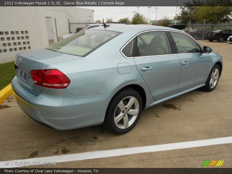 Glacier Blue Metallic / Cornsilk Beige 2012 Volkswagen Passat 2.5L SE