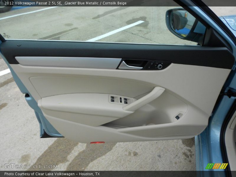 Glacier Blue Metallic / Cornsilk Beige 2012 Volkswagen Passat 2.5L SE