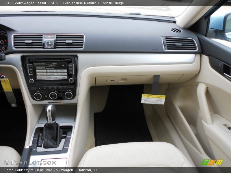 Glacier Blue Metallic / Cornsilk Beige 2012 Volkswagen Passat 2.5L SE