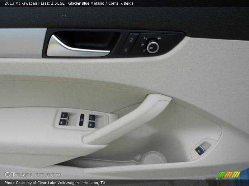 Glacier Blue Metallic / Cornsilk Beige 2012 Volkswagen Passat 2.5L SE