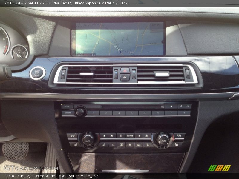 Black Sapphire Metallic / Black 2011 BMW 7 Series 750i xDrive Sedan