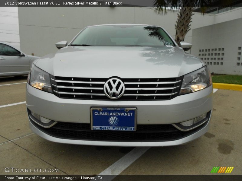 Reflex Silver Metallic / Titan Black 2012 Volkswagen Passat V6 SE