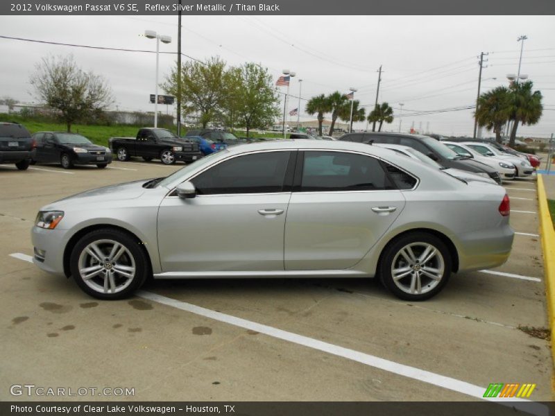 Reflex Silver Metallic / Titan Black 2012 Volkswagen Passat V6 SE