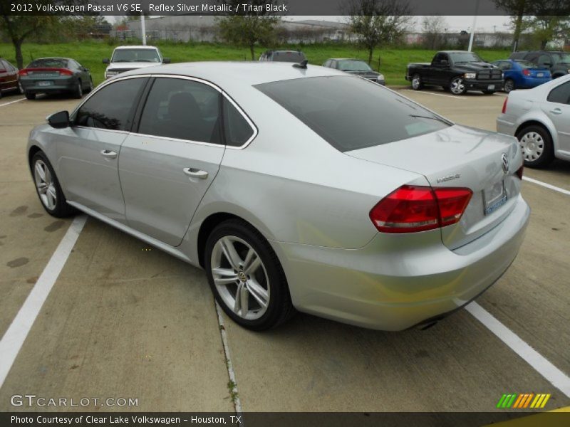 Reflex Silver Metallic / Titan Black 2012 Volkswagen Passat V6 SE