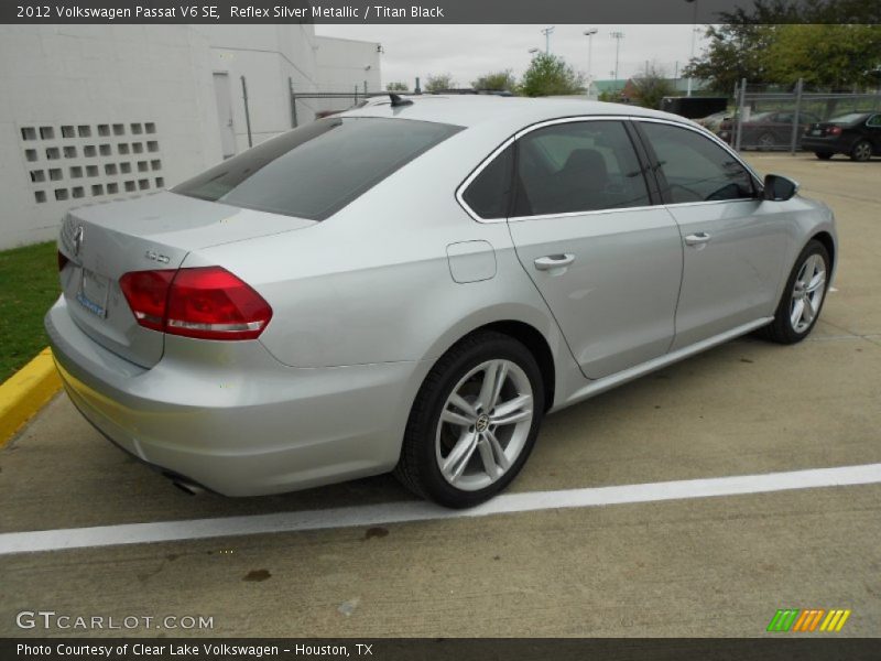 Reflex Silver Metallic / Titan Black 2012 Volkswagen Passat V6 SE