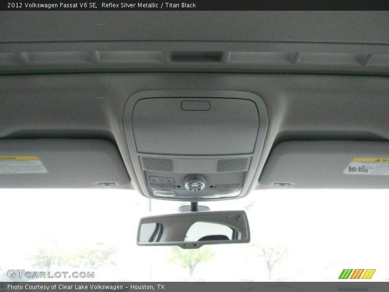 Reflex Silver Metallic / Titan Black 2012 Volkswagen Passat V6 SE