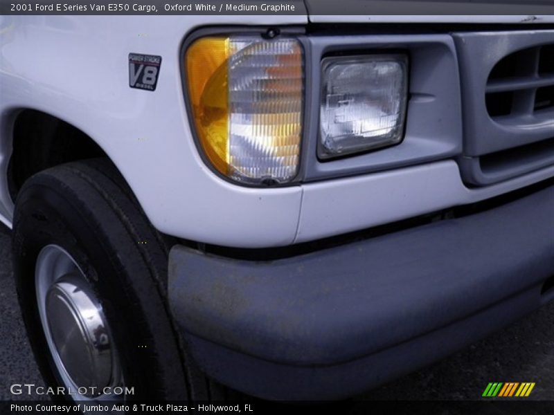 Oxford White / Medium Graphite 2001 Ford E Series Van E350 Cargo