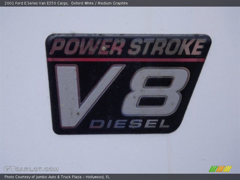Oxford White / Medium Graphite 2001 Ford E Series Van E350 Cargo