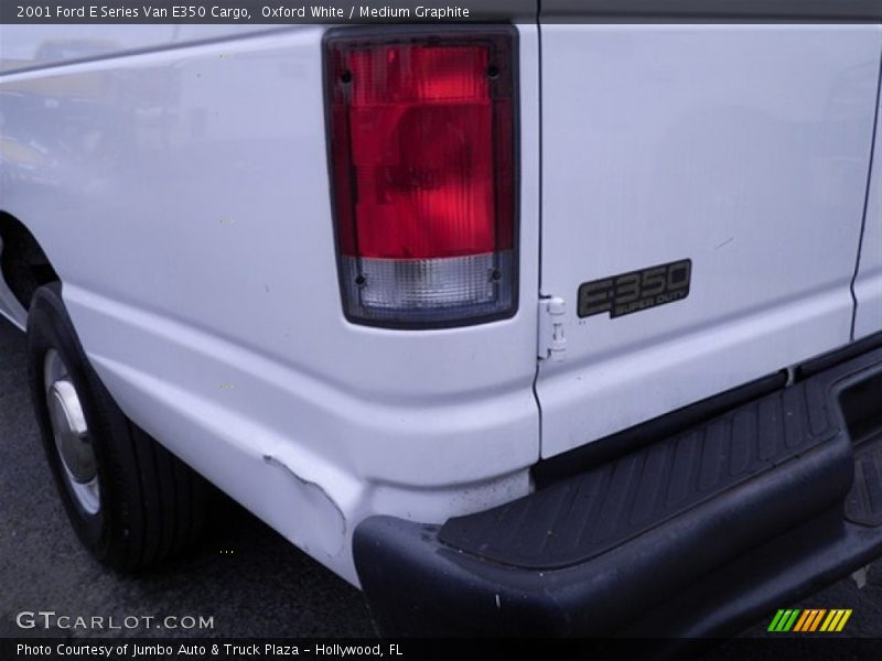 Oxford White / Medium Graphite 2001 Ford E Series Van E350 Cargo