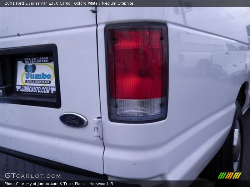 Oxford White / Medium Graphite 2001 Ford E Series Van E350 Cargo