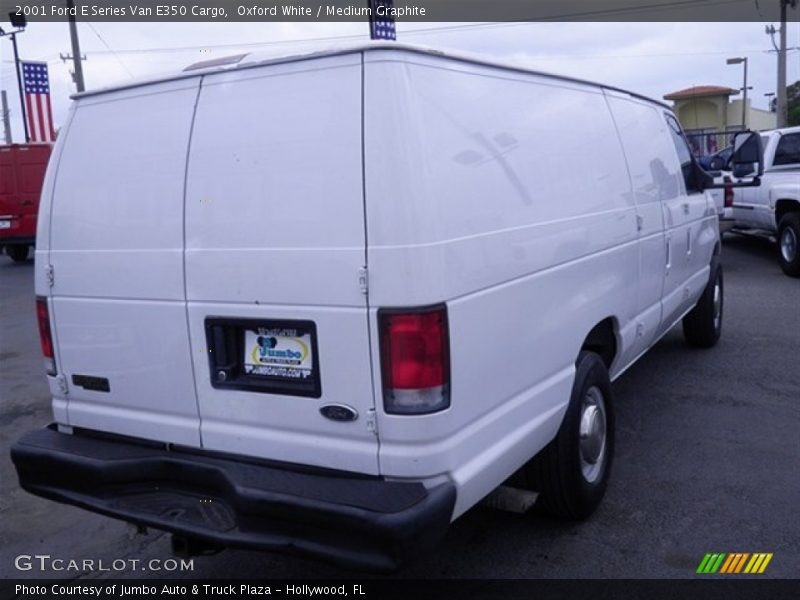 Oxford White / Medium Graphite 2001 Ford E Series Van E350 Cargo