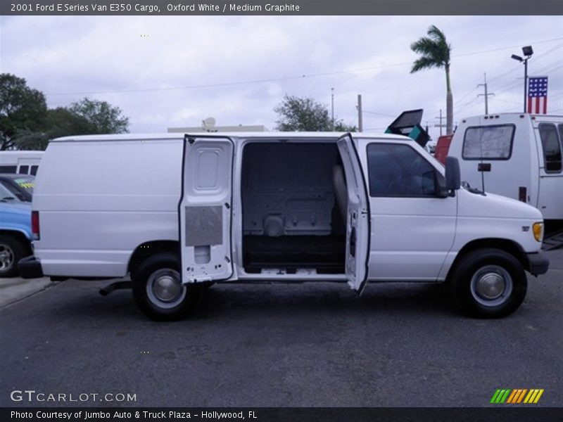 Oxford White / Medium Graphite 2001 Ford E Series Van E350 Cargo