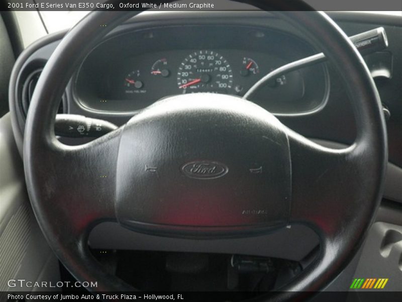 Oxford White / Medium Graphite 2001 Ford E Series Van E350 Cargo