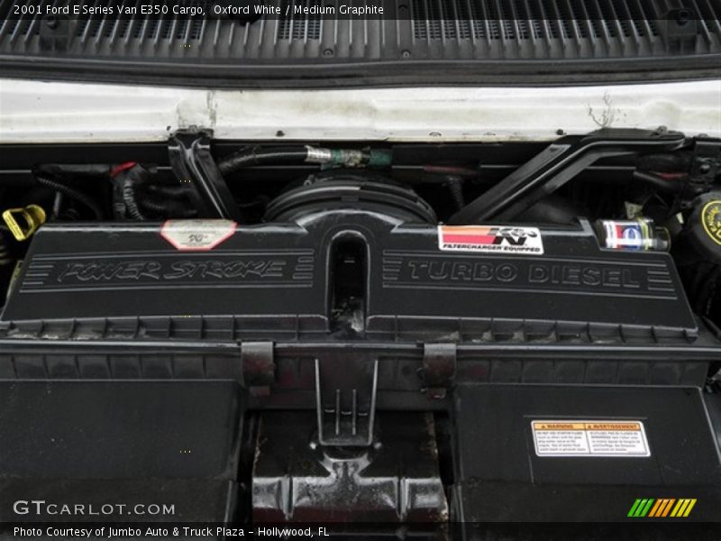 Oxford White / Medium Graphite 2001 Ford E Series Van E350 Cargo