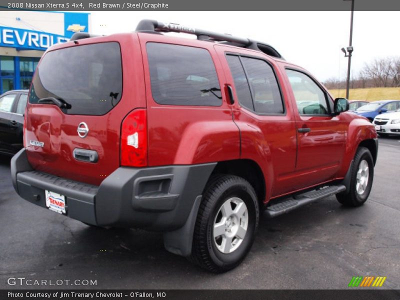 Red Brawn / Steel/Graphite 2008 Nissan Xterra S 4x4