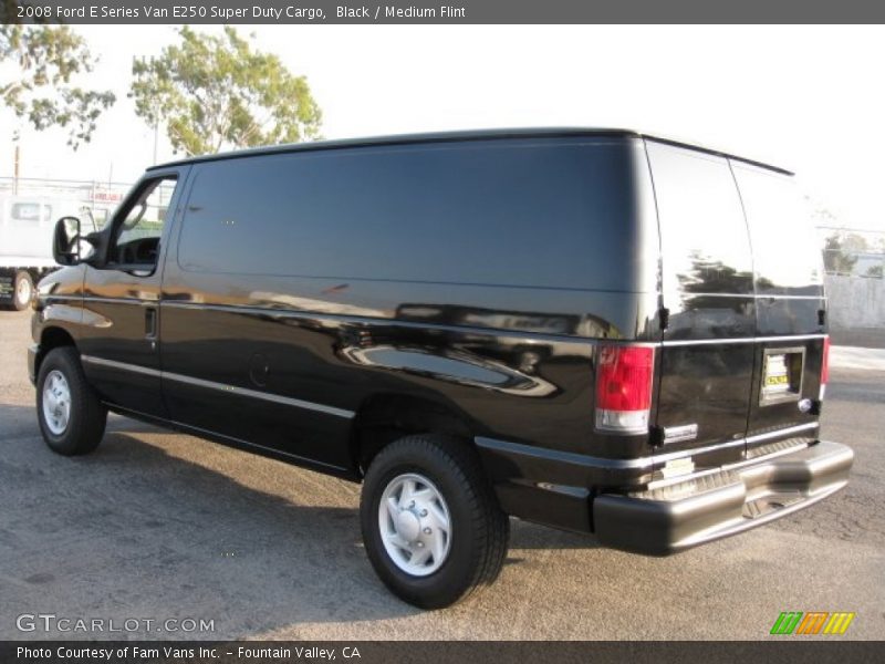 Black / Medium Flint 2008 Ford E Series Van E250 Super Duty Cargo