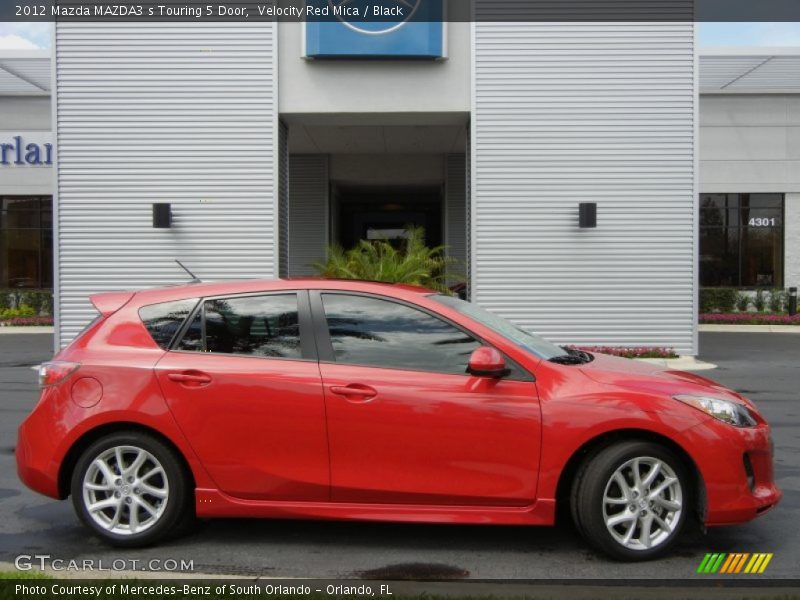 Velocity Red Mica / Black 2012 Mazda MAZDA3 s Touring 5 Door