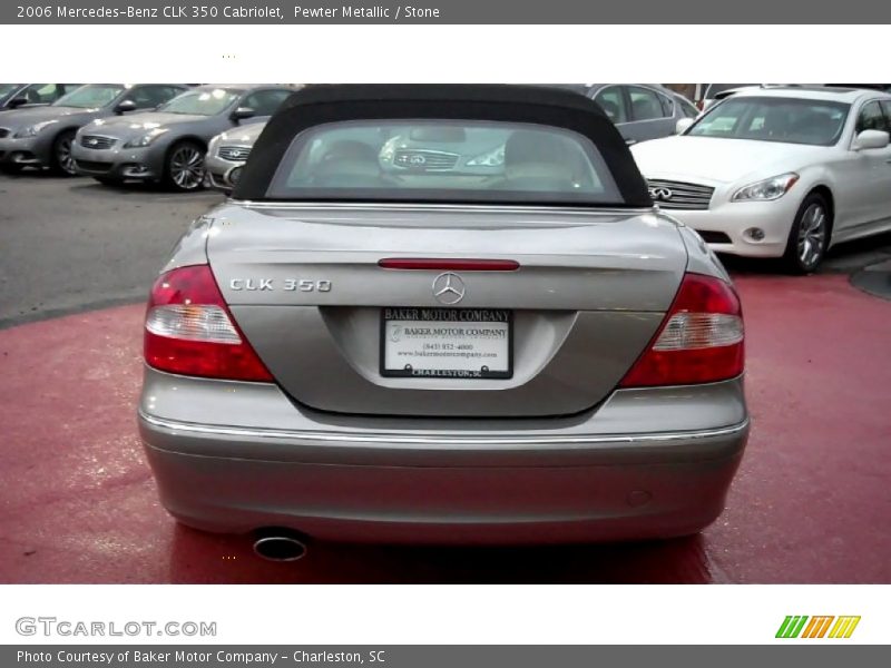 Pewter Metallic / Stone 2006 Mercedes-Benz CLK 350 Cabriolet