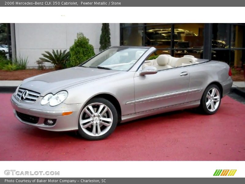 Pewter Metallic / Stone 2006 Mercedes-Benz CLK 350 Cabriolet