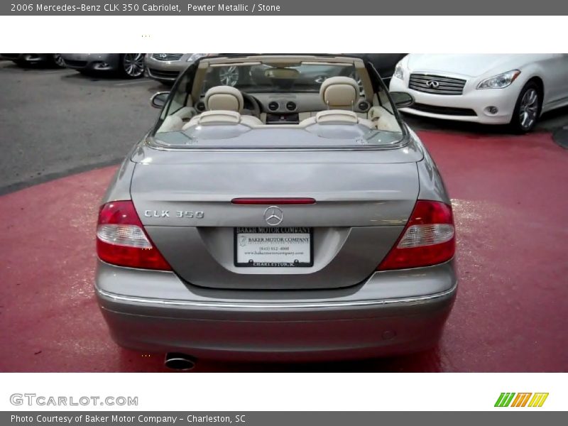Pewter Metallic / Stone 2006 Mercedes-Benz CLK 350 Cabriolet