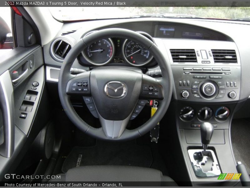 Dashboard of 2012 MAZDA3 s Touring 5 Door