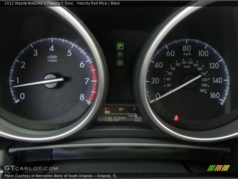  2012 MAZDA3 s Touring 5 Door s Touring 5 Door Gauges