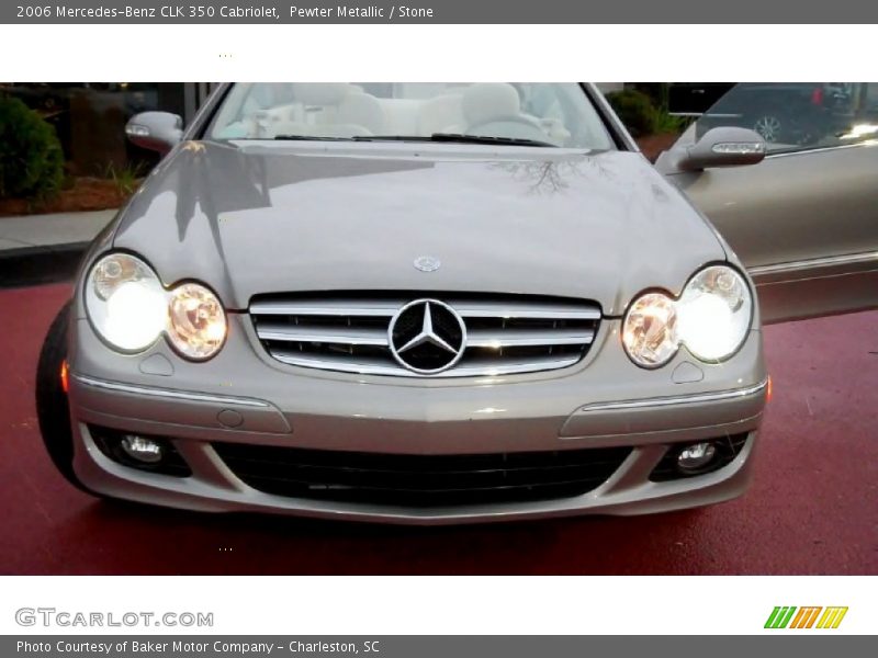 Pewter Metallic / Stone 2006 Mercedes-Benz CLK 350 Cabriolet