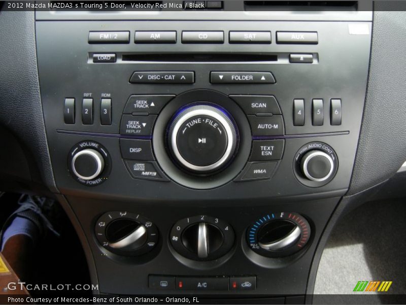 Controls of 2012 MAZDA3 s Touring 5 Door