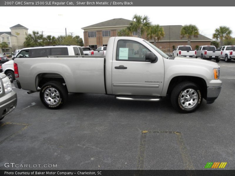  2007 Sierra 1500 SLE Regular Cab Silver Birch Metallic