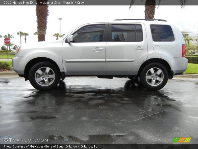  2010 Pilot EX-L Alabaster Silver Metallic