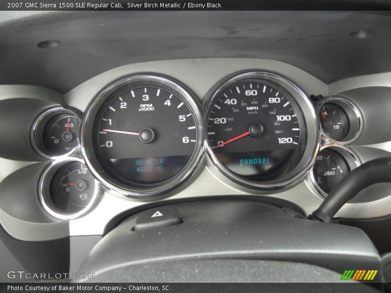  2007 Sierra 1500 SLE Regular Cab SLE Regular Cab Gauges