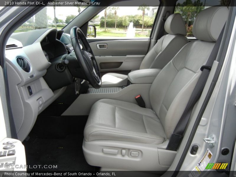  2010 Pilot EX-L Gray Interior