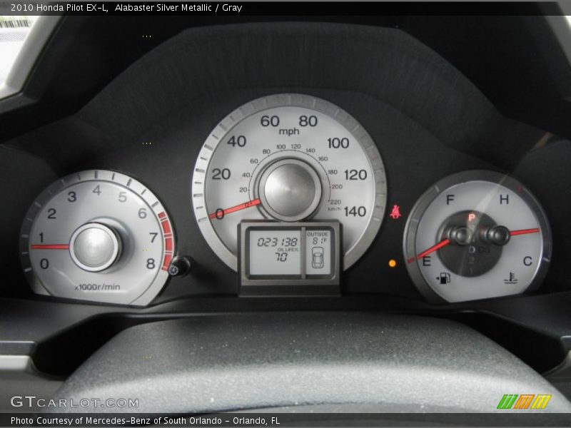  2010 Pilot EX-L EX-L Gauges
