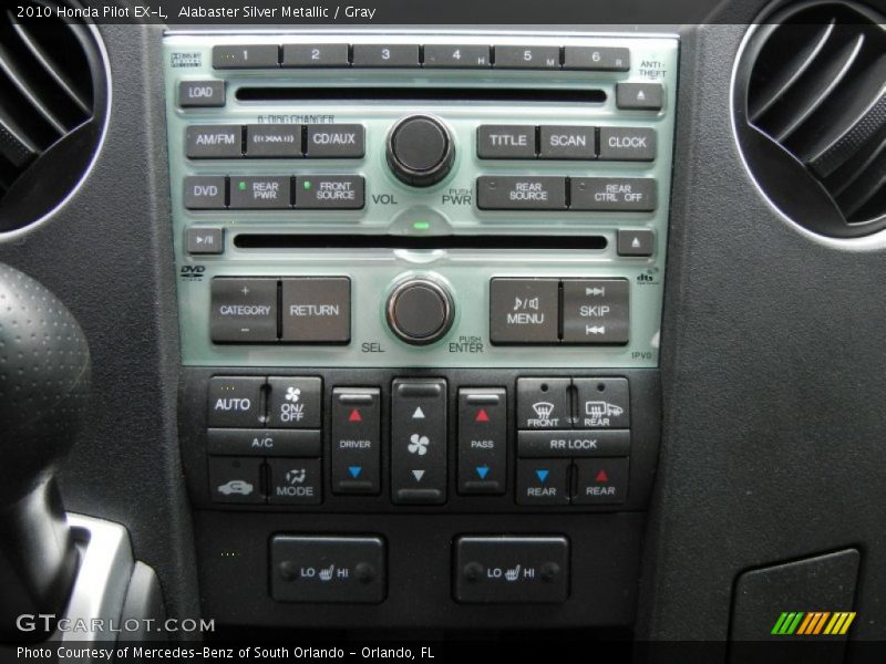 Controls of 2010 Pilot EX-L