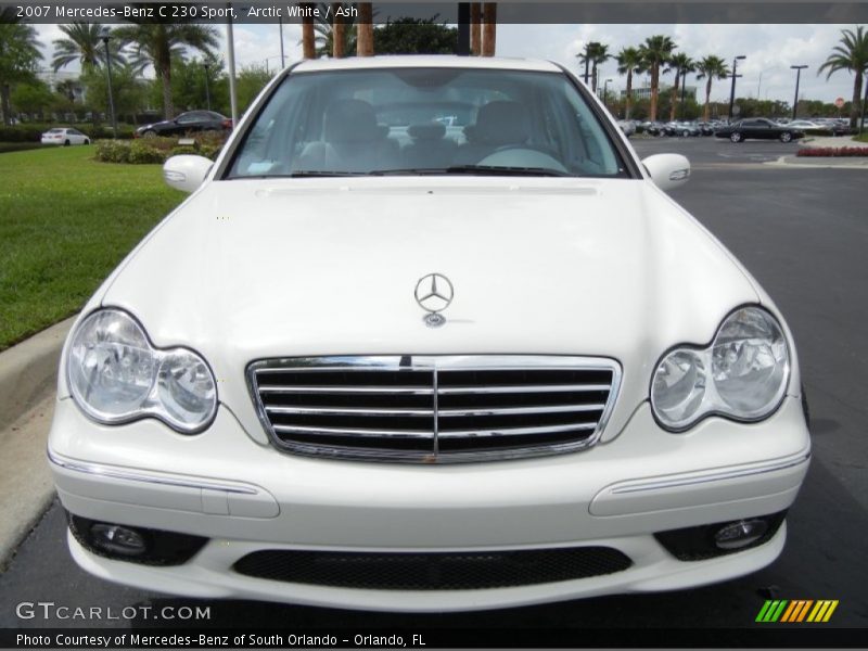 Arctic White / Ash 2007 Mercedes-Benz C 230 Sport