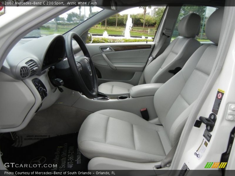  2007 C 230 Sport Ash Interior