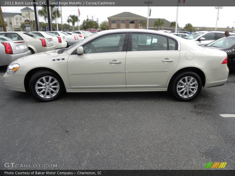 Sand Beige Metallic / Cocoa/Cashmere 2011 Buick Lucerne CXL