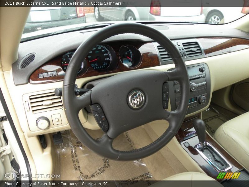 Sand Beige Metallic / Cocoa/Cashmere 2011 Buick Lucerne CXL