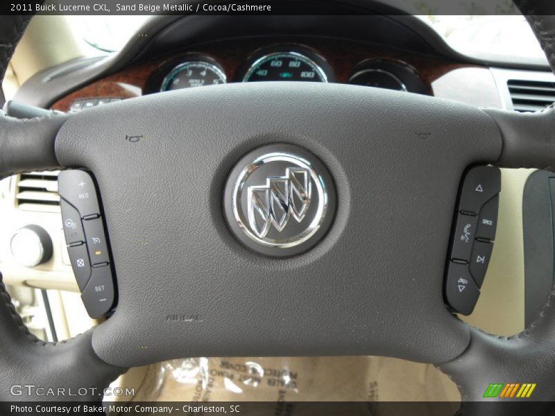 Sand Beige Metallic / Cocoa/Cashmere 2011 Buick Lucerne CXL