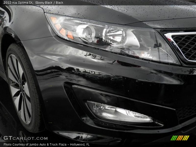 Ebony Black / Black 2012 Kia Optima SX