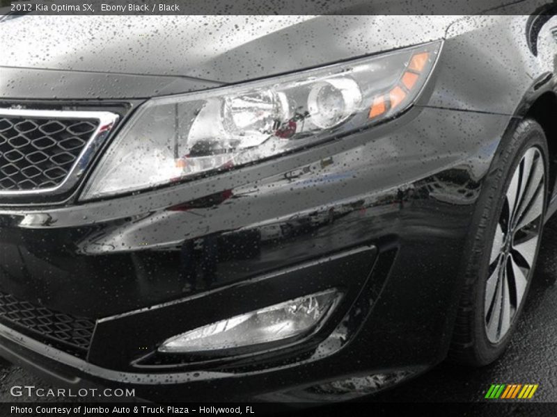 Ebony Black / Black 2012 Kia Optima SX