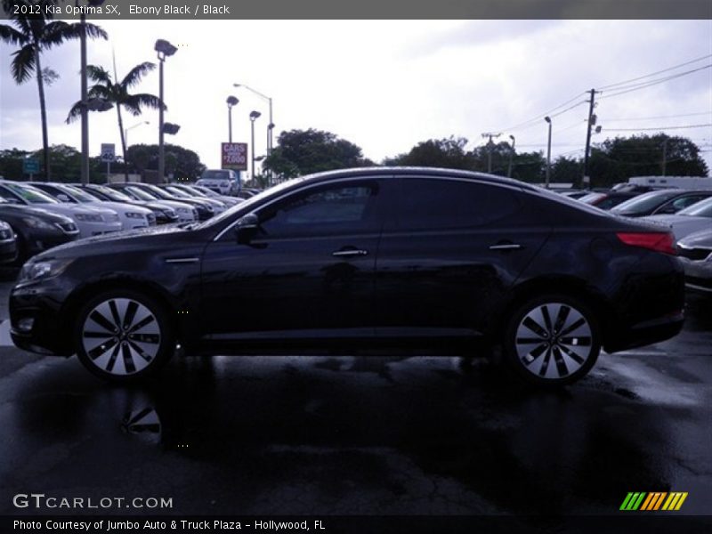 Ebony Black / Black 2012 Kia Optima SX