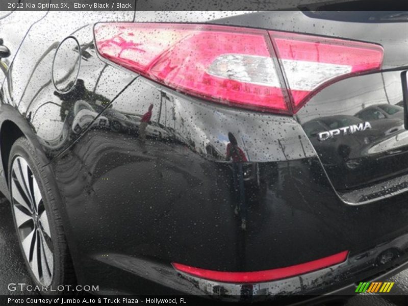 Ebony Black / Black 2012 Kia Optima SX